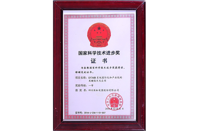【一等】國(guó)家科學(xué)技術(shù)進(jìn)步獎(jiǎng)